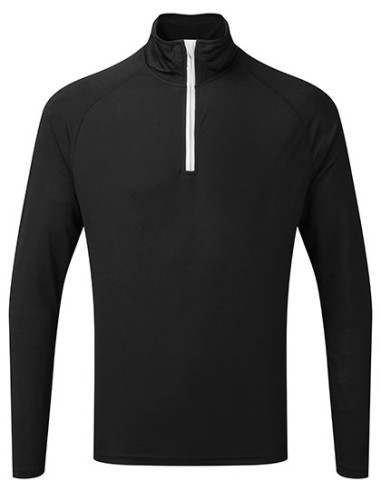 TRI-TR110-Mens Long Sleeve Performance ¼ Zip